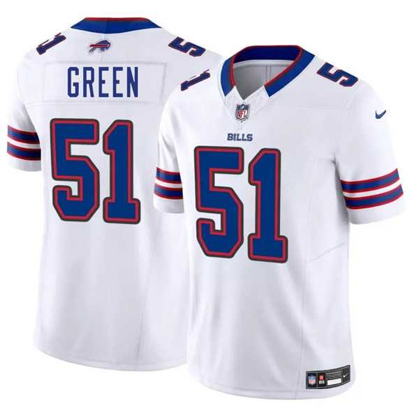 Men & Women & Youth Buffalo Bills #51 Kendrick Green White 2025 F.U.S.E. Vapor Untouchable Limited Stitched Jersey,We sell and wholesale Men & Women & Youth Buffalo Bills #51 Kendrick Green White 2025 F.U.S.E. Vapor Untouchable Limited Stitched Jersey on line form chian!